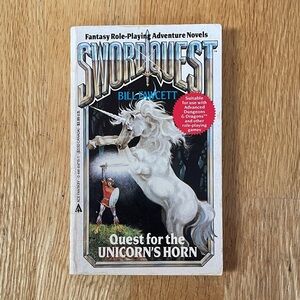 Vintage 80s SwordQuest book